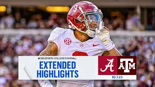 No. 11 Alabama at Texas A&M: Extended Highlights I CBS Sports