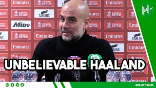 FIVE goals for Haaland! | Pep Guardiola | Luton 2-6 Man City