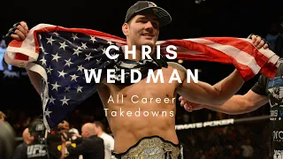 Chris Weidman - All Career Takedowns