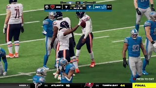 NFL 2024 Week 1 Bears vs Lions. Caleb Williams's FIrst Career Start