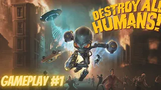 Destroy All Humans Remake Walkthrough Gameplay Part 1 | 4K 60 FPS  (No Commentary) 2020
