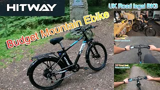 HITWAY BK3S Mountain eBike  first use and review by Benson Chik