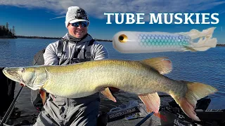 FALL MUSKIE BEAT DOWN ON TUBES!