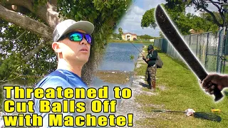 Fishing GONE WRONG! Angry Man wants us gone!  Who was right?