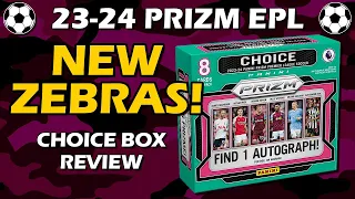8 CARDS ONLY! 2023-24 Panini Prizm EPL Choice Soccer Box Review