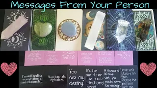 💌 MESSAGES FROM YOUR PERSON 💌 Pick A Card Timeless Tarot Love Reading Soulmate Twin Flame Ex Crush