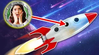 TRAPPED in ROCKET SHIP ESCAPE ROOM Challenge (exploring Blackout Doomsday clues with Ex Hacker Spy)