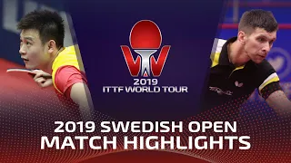 Liu Dingshuo vs Mikhail Paykov | 2019 ITTF Swedish Open Highlights (Pre)