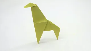 How to Make a Paper Giraffe - Origami Giraffe Instructions