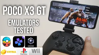 POCO X3 GT EMULATORS TESTED - DAMON PS2, DOLPHIN, CITRA, PPSSPP, FPSE