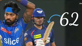 Marcus stonis Eliminate Mumbai Indians by his batting| LSG VS MI | IPL 2024