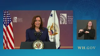 Vice President Harris Delivers Remarks at the National Congress of American Indians Conference