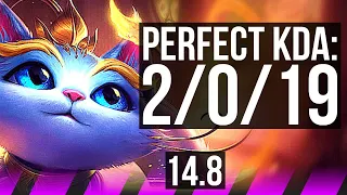 YUUMI & Jinx vs JANNA & Jhin (SUP) | 2/0/19, 500+ games | BR Master | 14.8