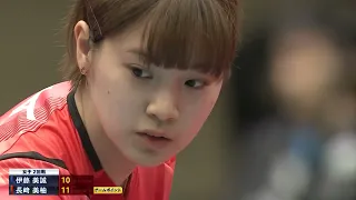 【プレイバック】女子2回戦 伊藤美誠 vs 長﨑美柚｜第4回パリ五輪日本代表選考会｜Ito Mima vs Nagasaki Miyuu