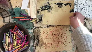 Shaved Crayon Technique