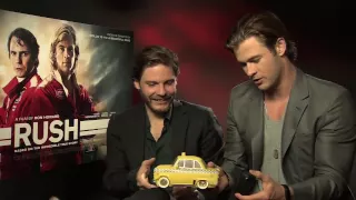 Daniel Brühl And Chris Hemsworth Vs. Empire's Rush Quiz | Empire Magazine