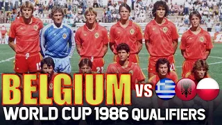 BELGIUM World Cup 1986 Qualification All Matches Highlights  | Road to Mexico