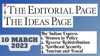 10th March 2023 | Gargi Classes The Indian Express Editorials & Idea Analysis | By R.K. Lata