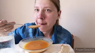 MUKBANG TURKISH LENTIL SOUP/МУКБАНГ ТУРЕЦКИЙ СУП ИЗ ЧЕЧЕВИЦЫ/