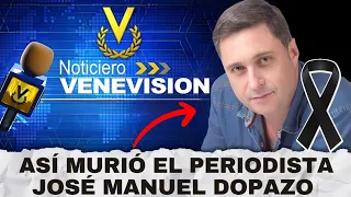 Falleció muy joven el periodista Venezolano Jose Manuel Dopazo