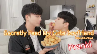 How Much Can I Put In Cute Boyfriend's Mouth? | Prank [Gay Couple Lucas&Kibo BL]