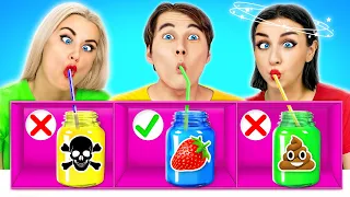 Wähle Dein Getränk In Der Mystery-Drink-Challenge #2 | Wer trinkt, gewinnt Multi DO Food Challenge