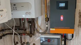 Автономна сонячна система на дачі. PowMr 24V 4.2kW, li-nmc 5.9kW*h, сонячне поле Suntech 2.97kW