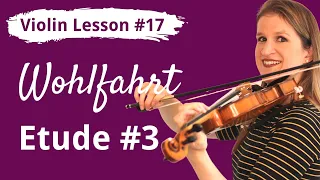 FREE Violin Lesson #17 Your First Etude: Wohlfahrt op 45 nr 3