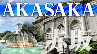 【Japan Walk】Akasaka, Walk around in Tokyo｜food tour｜Tokyo metro｜4K