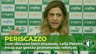 Periscazzo - Com discurso bem ensaiado, Leila Pereira inicia sua gestão prometendo reforços