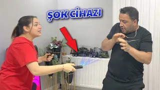 BABAMA KIŞKIRTMA YAPTIM 5.000 VOLT ŞOK CİHAZI VE BİBER GAZI