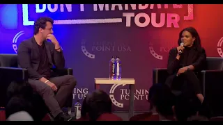 CHARLIE KIRK AND CANDACE OWENS LIVE with the educate don't mandate tour