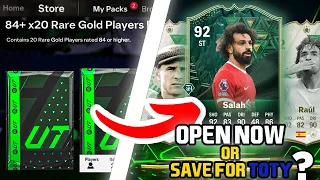 FREE 84+ x20 PACKS 🔥 SAVE FOR TOTY OR OPEN THEM NOW? - FC 24 ULTIMATE TEAM