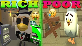 Rich Chicken Vs Poor Chicken | Chicken Gun