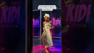 Muntom representing the Northern region in the Miss Kidi Season 3