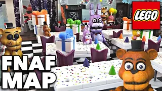 Building the Fnaf Map with McFarlane Legos - 2023 Fnaf Unboxing Review