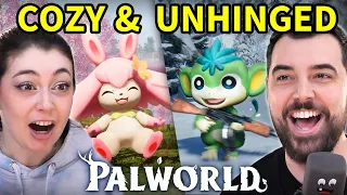 New Pokemon-like crafting/survival game is COZY but UNHINGED (Palworld)