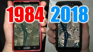 Как посмотреть старые фото гугл карт в смартфоне на сайте Google Earth Timelapse