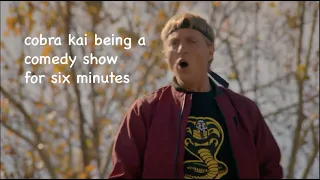 cobra kai being a comedy show for six minutes