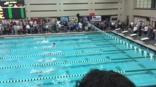 2017 6A States 100 Breast