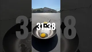 How Long to Cook an EGG in 120 Degree Weather? (Test) 🍳