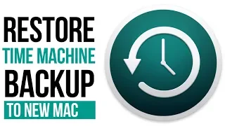 How to restore a Time Machine Backup to a new Mac