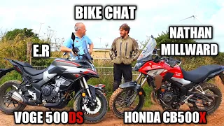 VOGE 500DS Review & Honda CB500X Comparison With Nathan Millward