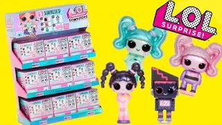 LOL Surprise Tiny Toys Blind Box Opening! Robot Dolls + Building A Tiny Glamper Toy