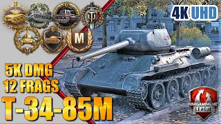 World of Tanks T-34-85M Gameplay ♦ 12 Frags ♦ WOT Replays 4k (2020)