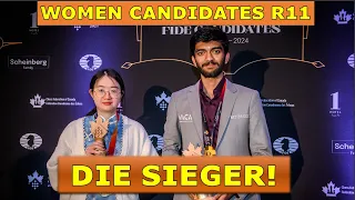 Die verpasste Chance! | Tan Zhongyi vs Kateryna Lagno | Women Candidates 2024 Runde 11