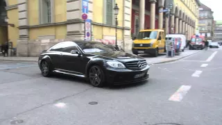 Prior Design wide body Mercedes CL63 AMG "Black Series"  EXTREME Acceleration!!