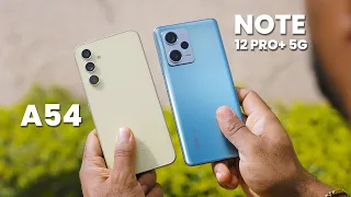 Samsung Galaxy A54 vs Redmi Note 12 Pro+ 5G Comparison