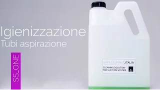 IGIENIZZAZIONE DEI TUBI DI ASPIRAZIONE - SS_ONE DENTAL UNIT - simple&smart