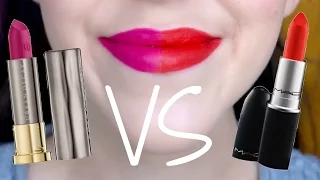 Half Half Review | Urban Decay Vice Lipstick VS MAC Lipstick